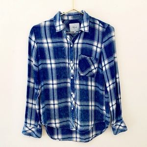 RAILS - Hunter Shirt - Blue/Ivory